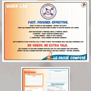 QuickLab : Grammar Boost - A2- Le passé composé