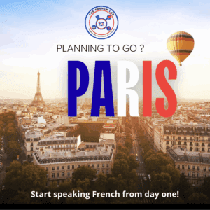 GET READY FOR YOUR TRIP TO PARIS  complete beginner - step 1