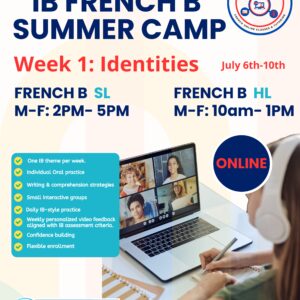 French B IB Exam Preparation SL/HL | Expert Coaching & Intensive Summer Camp - week 1 : Identities