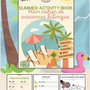 Activity Book – Franglish serie – Summer Holidays/Vacances d'été